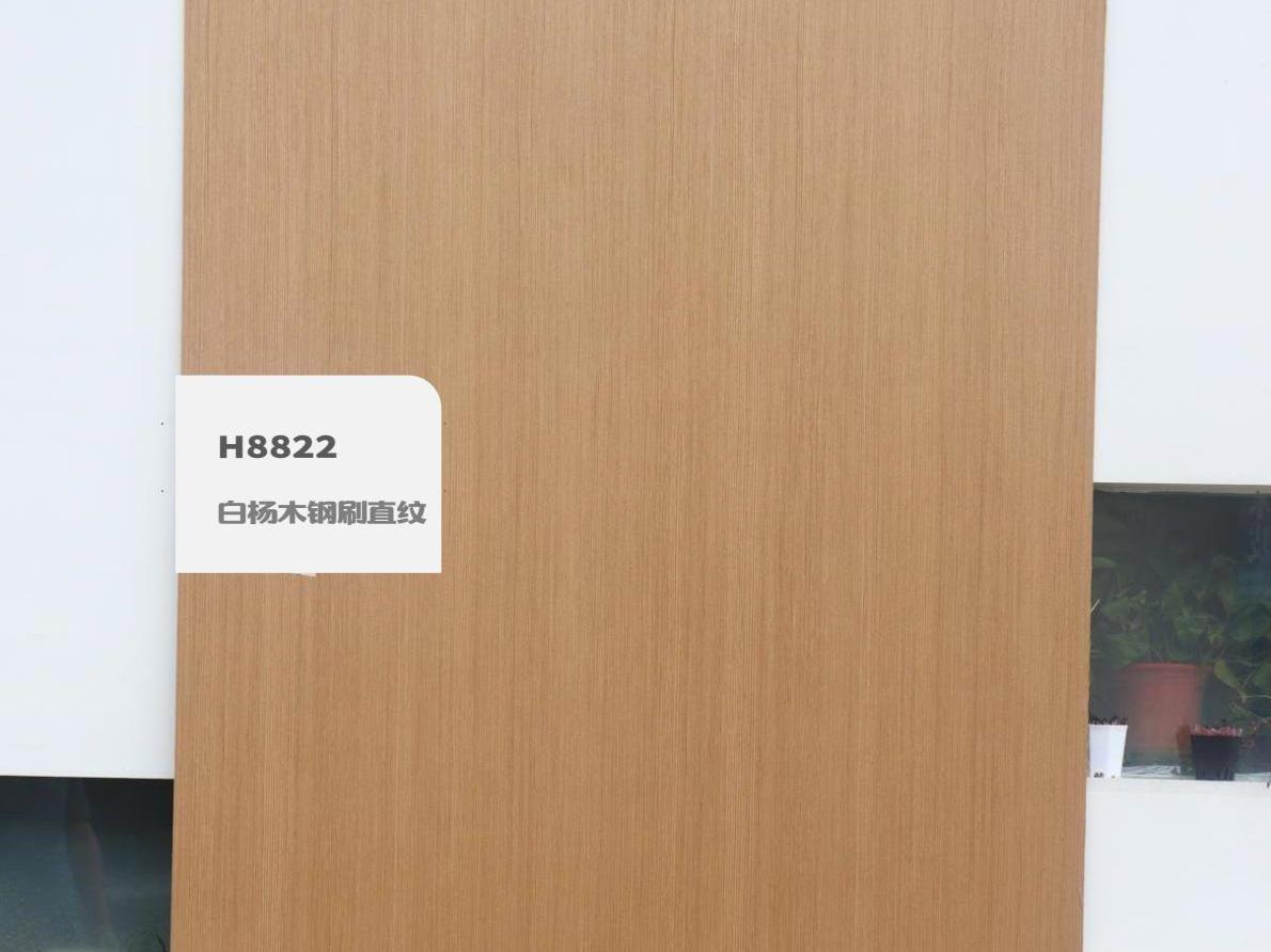 白杨木钢刷直纹H8822